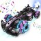 Single Control F1 Racing Purple Remote Control Car Four-Wheel Drive